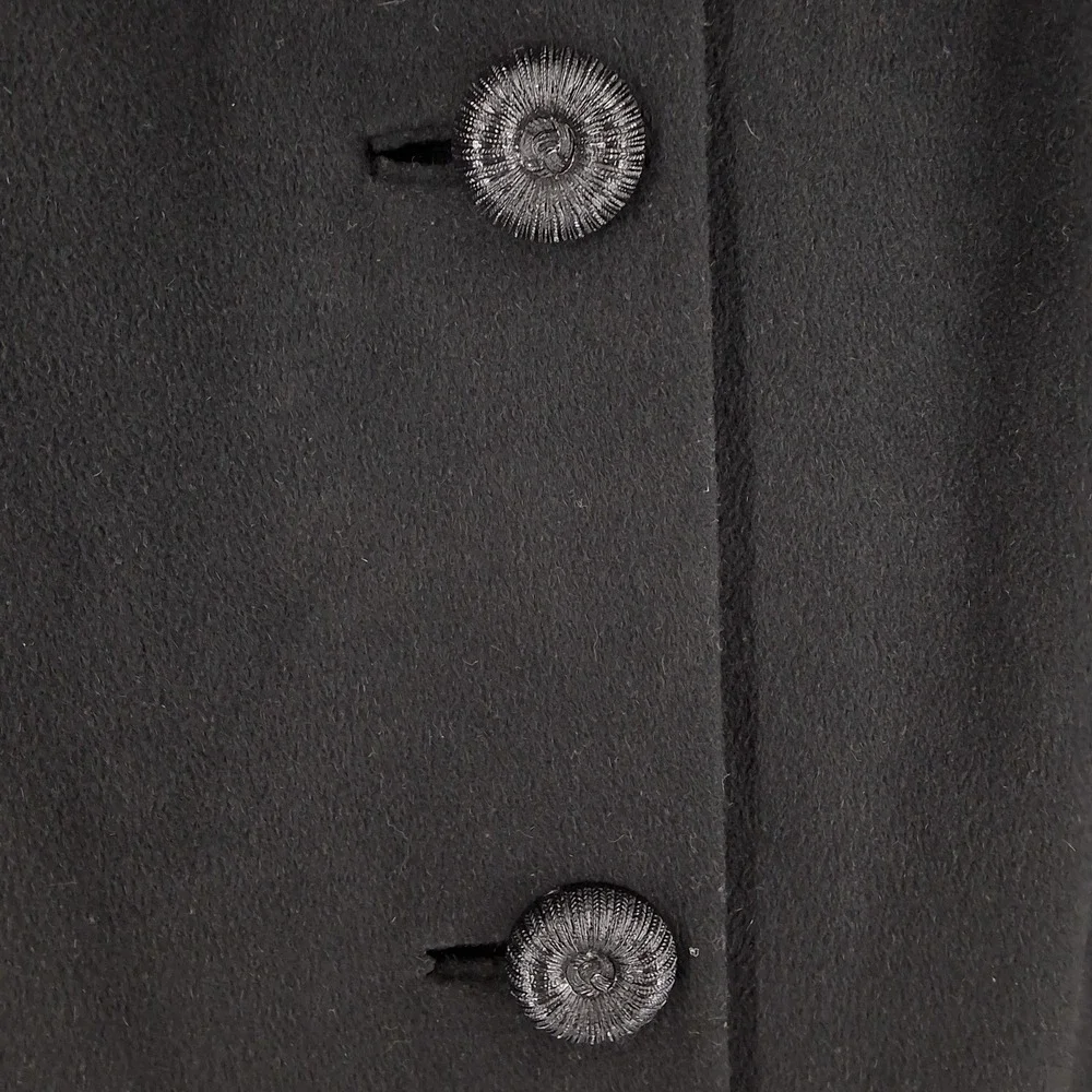 Vintage Ardoni California Wool Coat Mink Fur Collar ILGWU Union Made 60s M - Picture 6 of 7